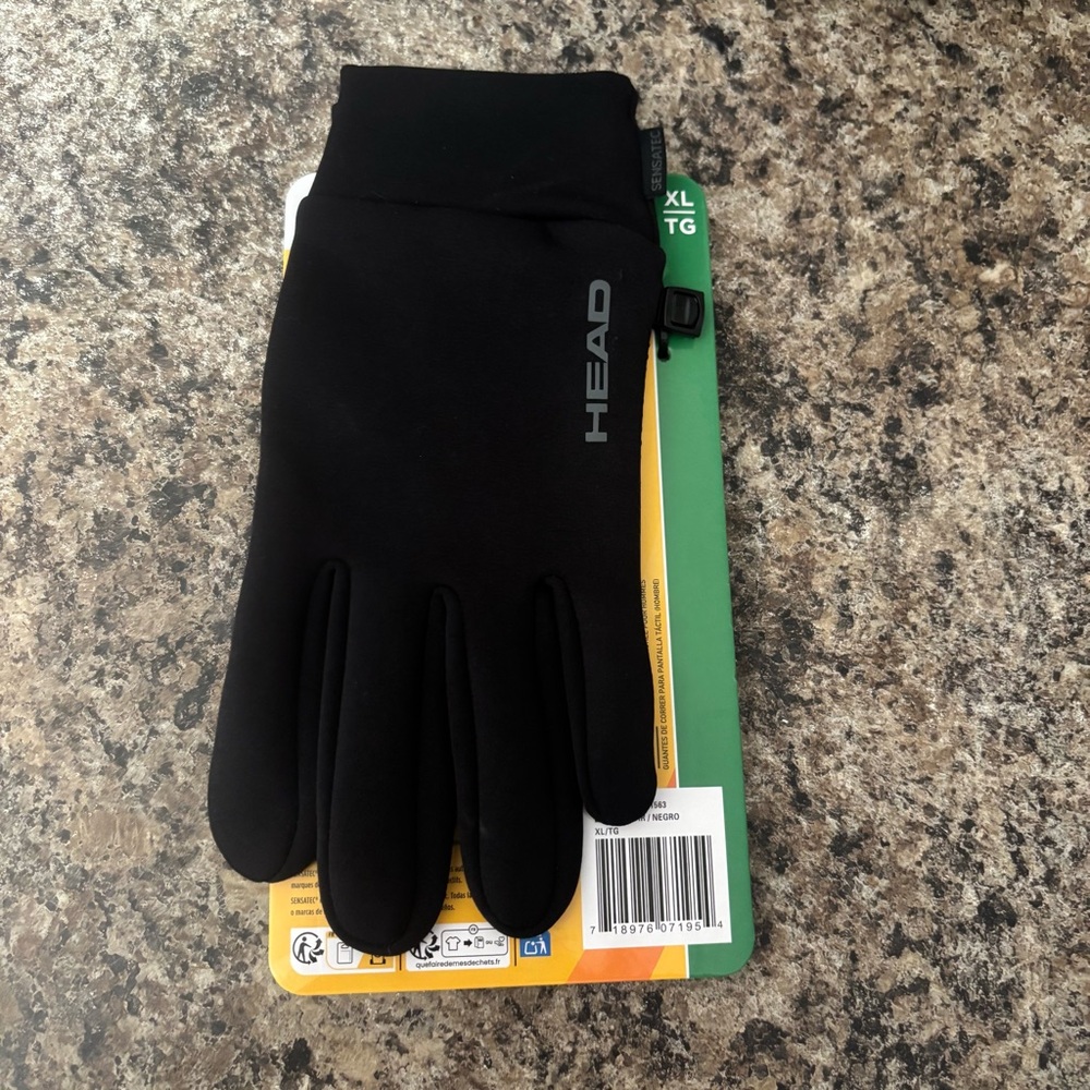 HEAD Men's Touchscreen Running Warm Gloves